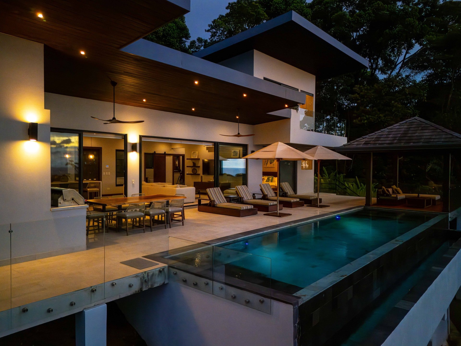 Open living space at Casa Solaz