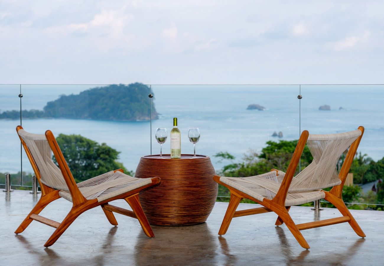 Villa Costa Vida &mdash; living and dining space open to the terrace